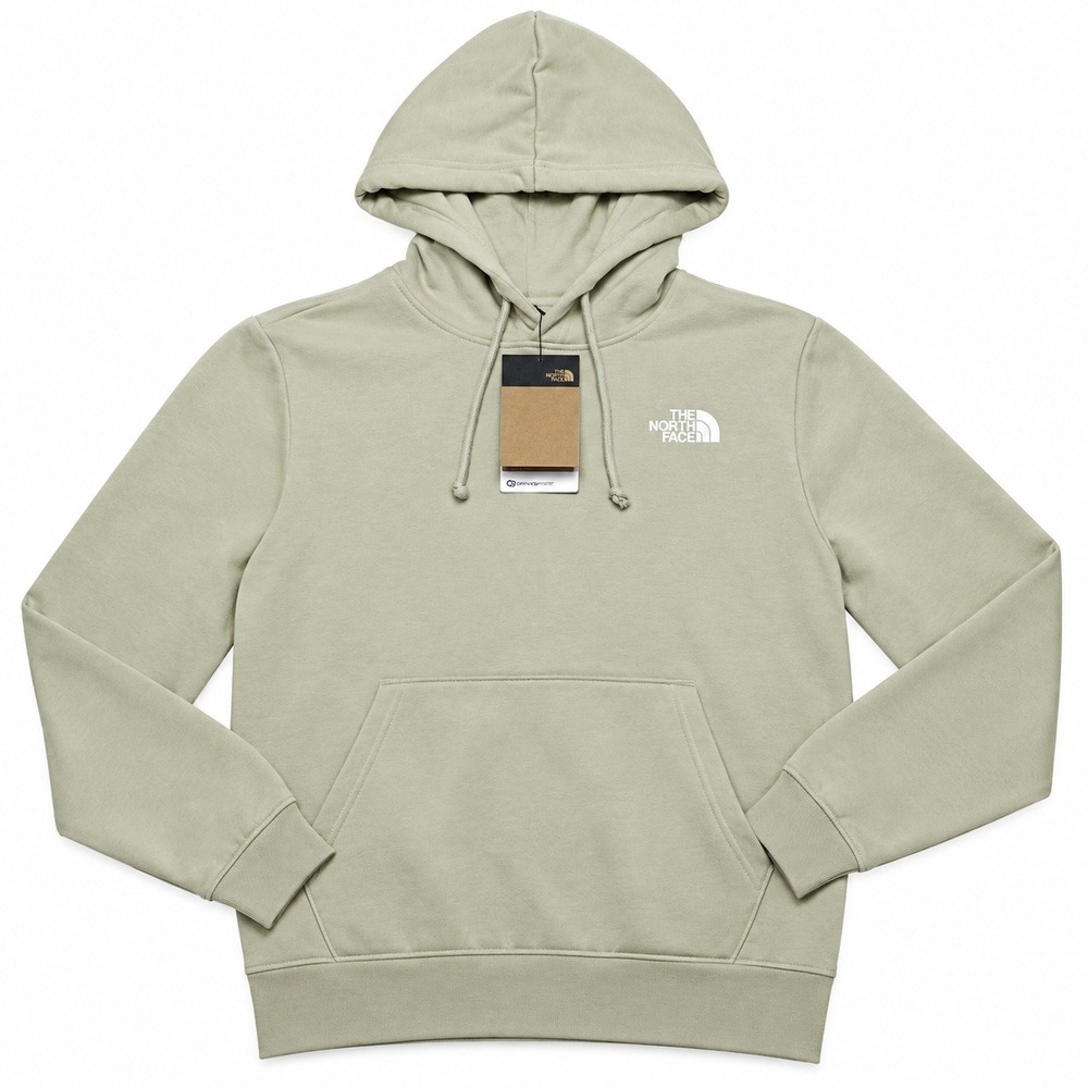The North Face Evo Box Camo Mens Hoodie Large Gravel Tan Fleece Pullover NWT